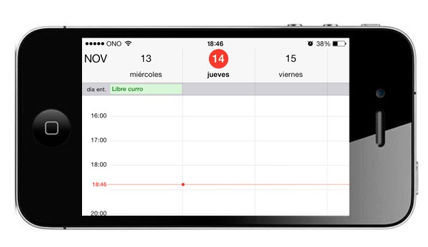iOS7 calendario