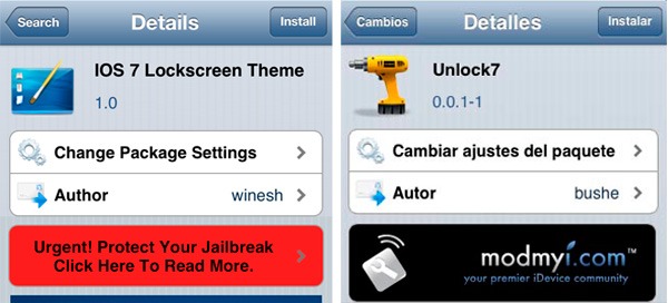 iOS7 lockscreen