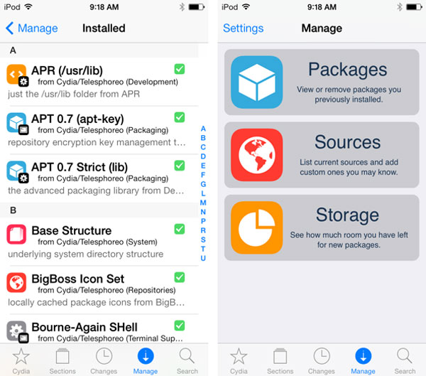 Jailbreak de iOS 7, Cydia se actualiza y aparecen nuevas aplicaciones