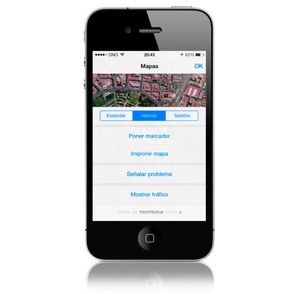 iOS7 Mapas