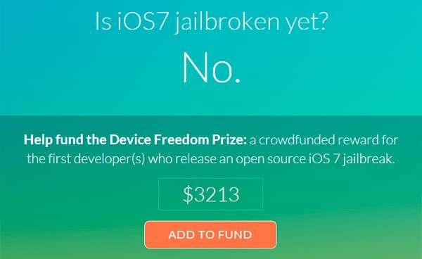 Campaña de crowdfunding para la creación de un Jailbreak libre para iOS 7