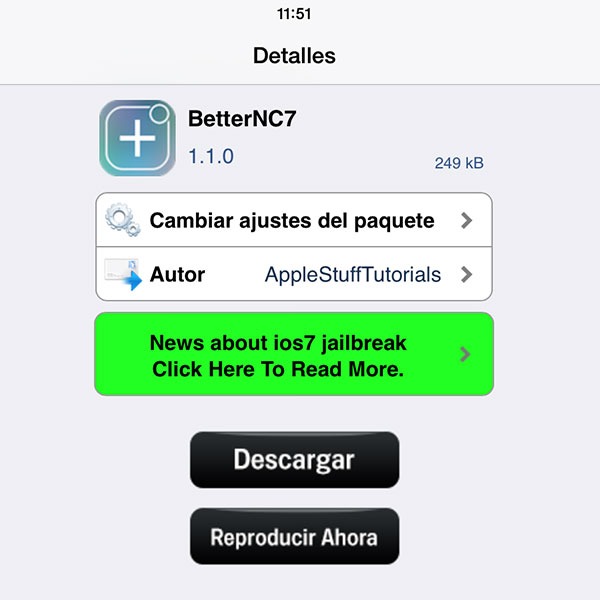 Personaliza el Centro de Notificaciones del iPhone con Jailbreak