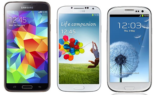 Comparamos el Samsung Galaxy S5 con los Galaxy S4 y Galaxy S3 ...