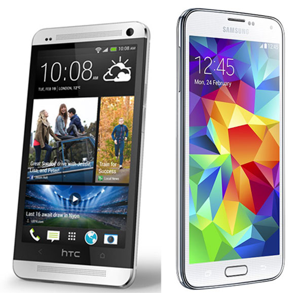 Comparativa HTC One vs Samsung Galaxy S5