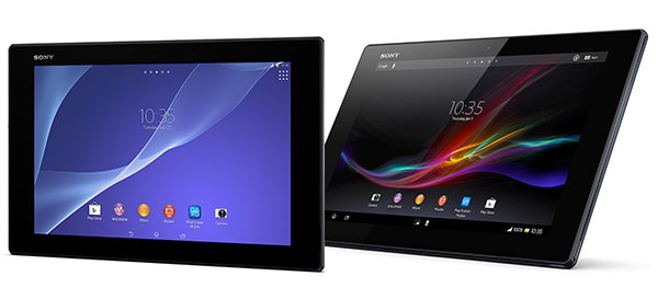 Comparativa Sony Xperia Z2 Tablet vs Sony Xperia Tablet Z