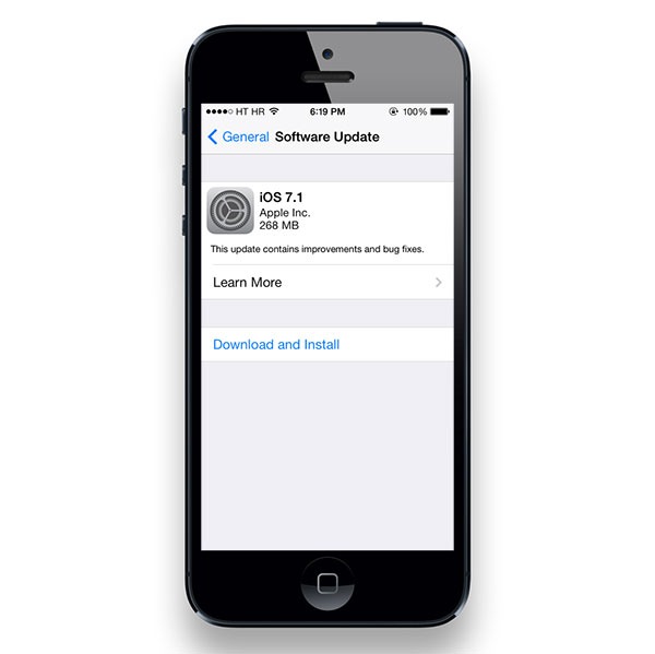 Cómo instalar iOS 7.1 en los iPhone, iPad o iPod Touch