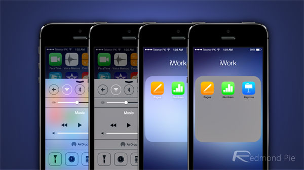 Cómo desactivar efectos de transparencia en el iPhone con iOS 7.1