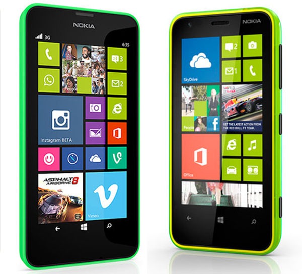 Comparativa Nokia Lumia 630 vs Nokia Lumia 620
