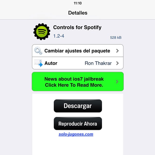 Configura Spotify como reproductor por defecto en tu iPhone con Jailbreak