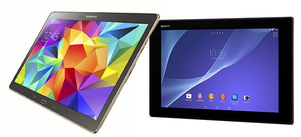 Comparativa Samsung Galaxy Tab S 10.5 vs Sony Xperia Z2 Tablet
