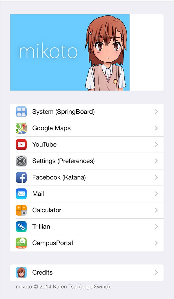 Mikoto modifica la configuración de las apps en tu iPhone con Jailbreak