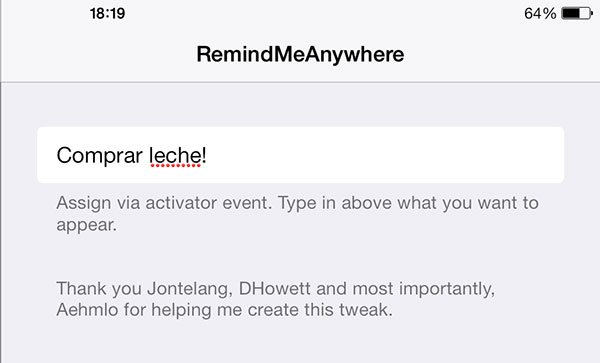 RemindMeAnywhere Jailbreak