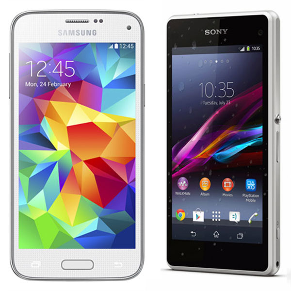 Comparativa Samsung Galaxy S5 Mini vs Sony Xperia Z1 Compact