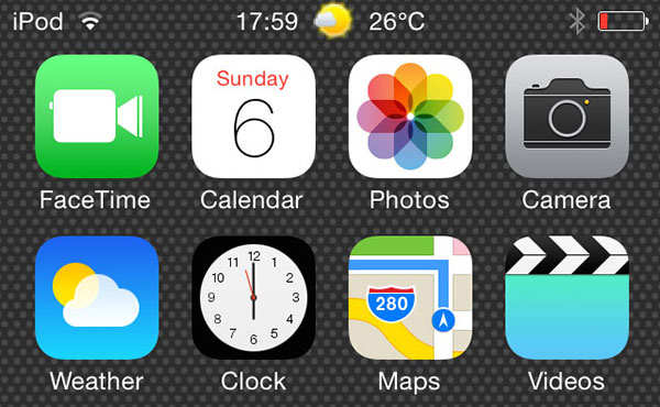 Cómo ver el tiempo en la barra superior del iPhone con Jailbreak