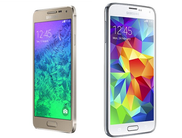 SamsungGalaxyAlpha vs SamsungGalaxyS5