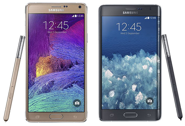 Comparativa Samsung Galaxy Note 4 vs Samsung Galaxy Note Edge