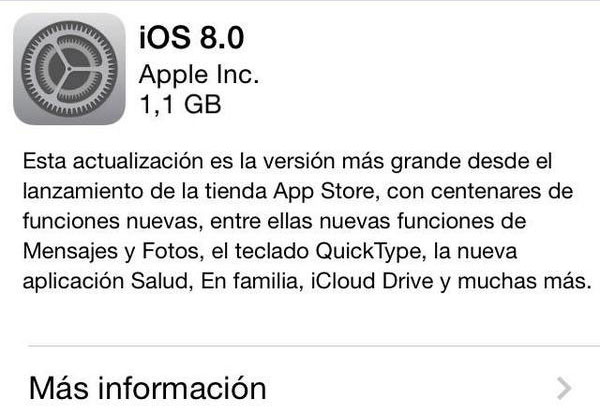 iOS8 Instalar