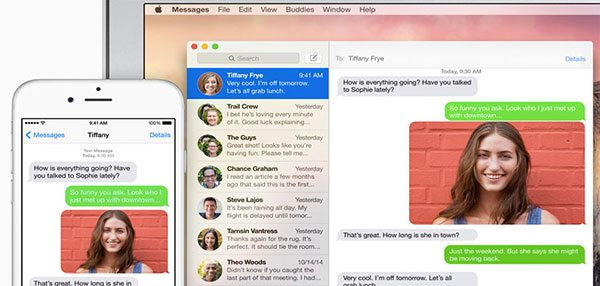 iOS8 SMS Mac iPad
