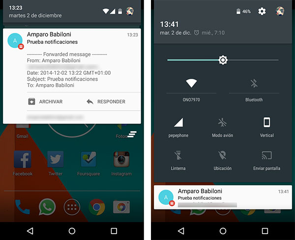 Notificaciones tipo Android L en tu Smartphone