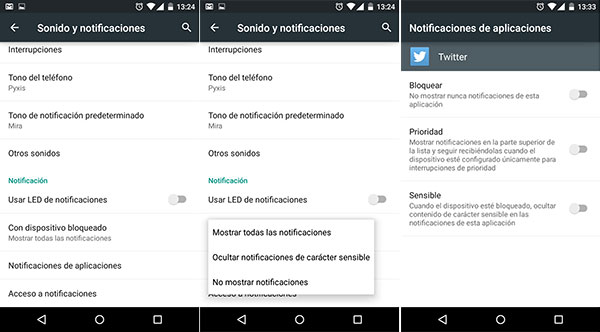 Android Lollipop Notificaciones