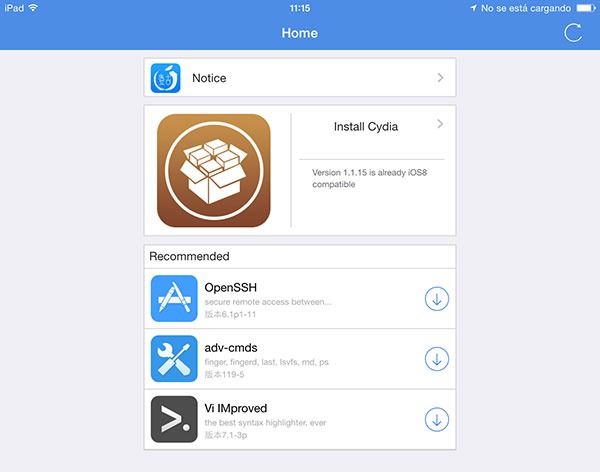 El Jailbreak de iOS 8 se actualiza para solucionar problemas