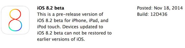 iOS 8.2 beta