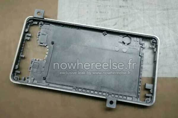 Filtradas imágenes del supuesto chasis metálico del Samsung Galaxy S6