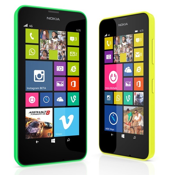 Microsoft lanza una versión del Lumia 635 con 1 Gb de RAM