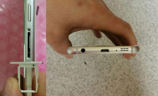 El Samsung Galaxy S6 posa para la cámara antes de su presentación
