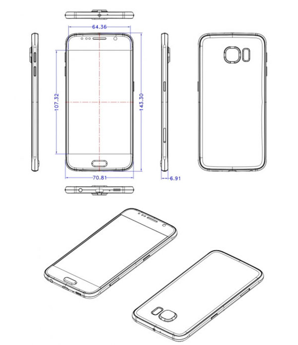 Samsung Galaxy S6 diseño