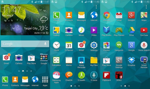 Novedades en la interfaz del Samsung Galaxy S6