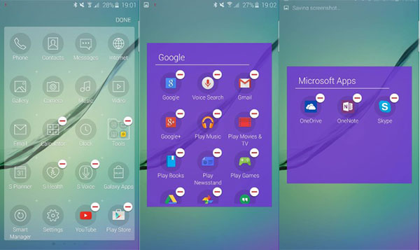 samsung galaxy s6 apps preinstaladas