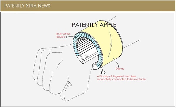 Samsung patenta un smartphone flexible que se convierte en pulsera