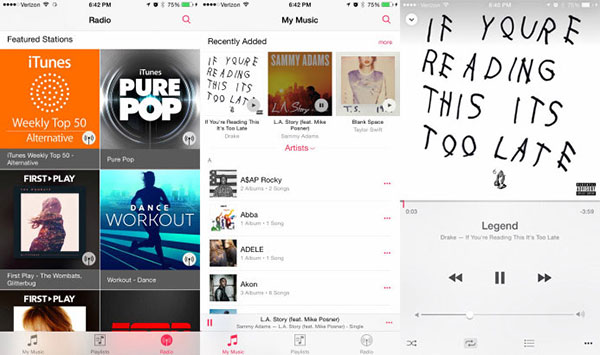 iOS 8.4 musica