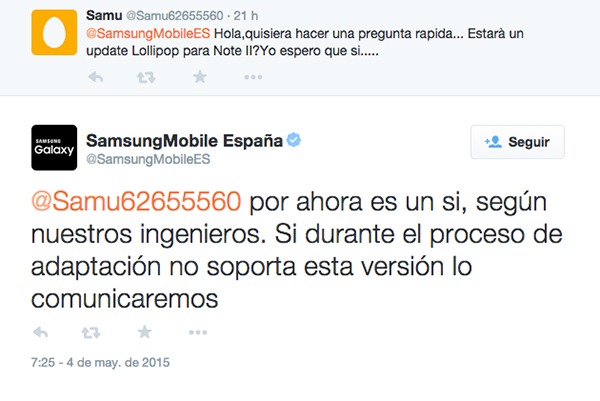 samsung galaxy note 2 lollipop