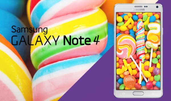 Android 5.1.1 Lollipop para el Samsung Galaxy Note 4, nueva información