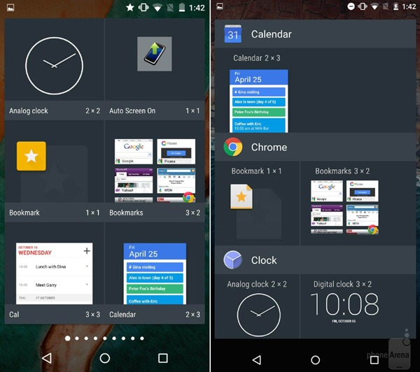 Diferencias en la interfaz entre Android M y Lollipop