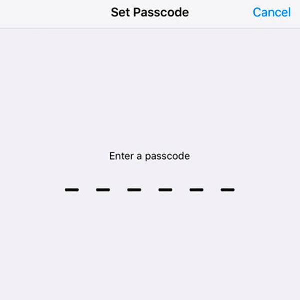 iOS 9 contraseña seis dígitos