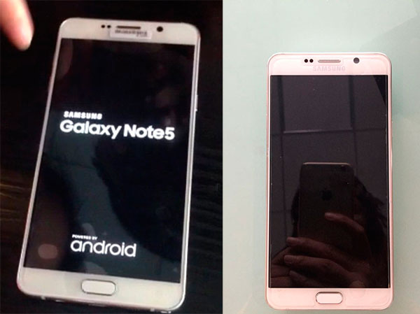 Aparecen imágenes reales de los Samsung Galaxy Note 5 y S6 edge+