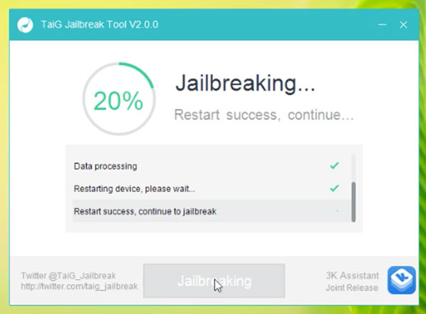 Jailbreak TaiG 20%