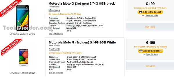 Motorola Moto G 2015 Fnac