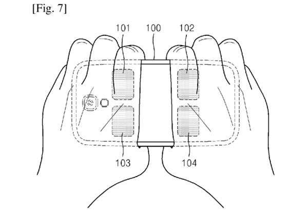 samsung patente grasa corporal móvil