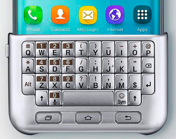 samsung galaxy s6 edge+ teclado