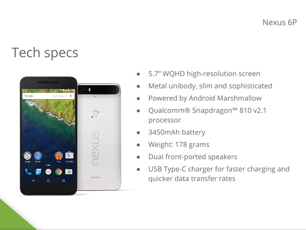El Nexus 6P tendrá un cuerpo metálico y una batería de alta capacidad