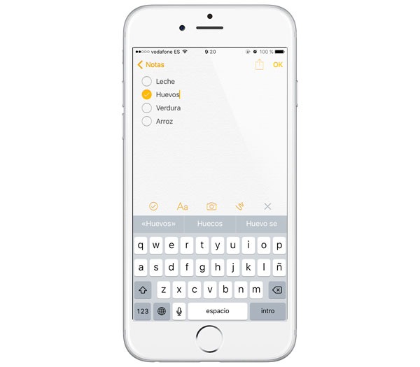 Cómo crear listas de tareas en la app Notas del iPhone