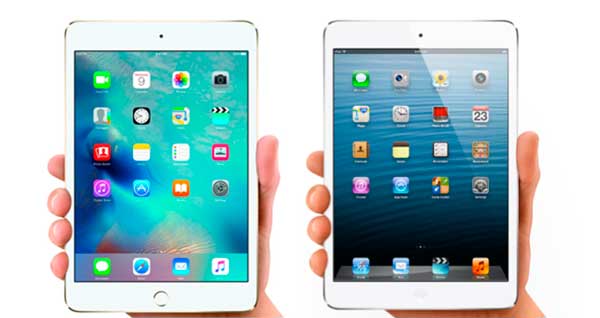 Comparativa iPad mini 3 vs iPad mini 4