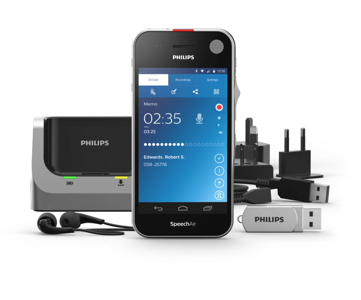 Philips SpeechAir, un grabador de voz con Android