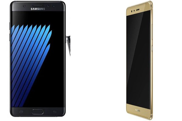 Comparativa Samsung Galaxy Note 7 vs Huawei P9