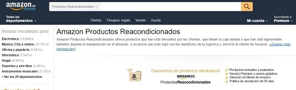 productos segunda mano amazon
