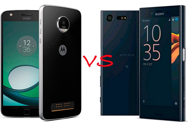 Comparativa Motorola Moto Z Play vs Sony Xperia X Compact